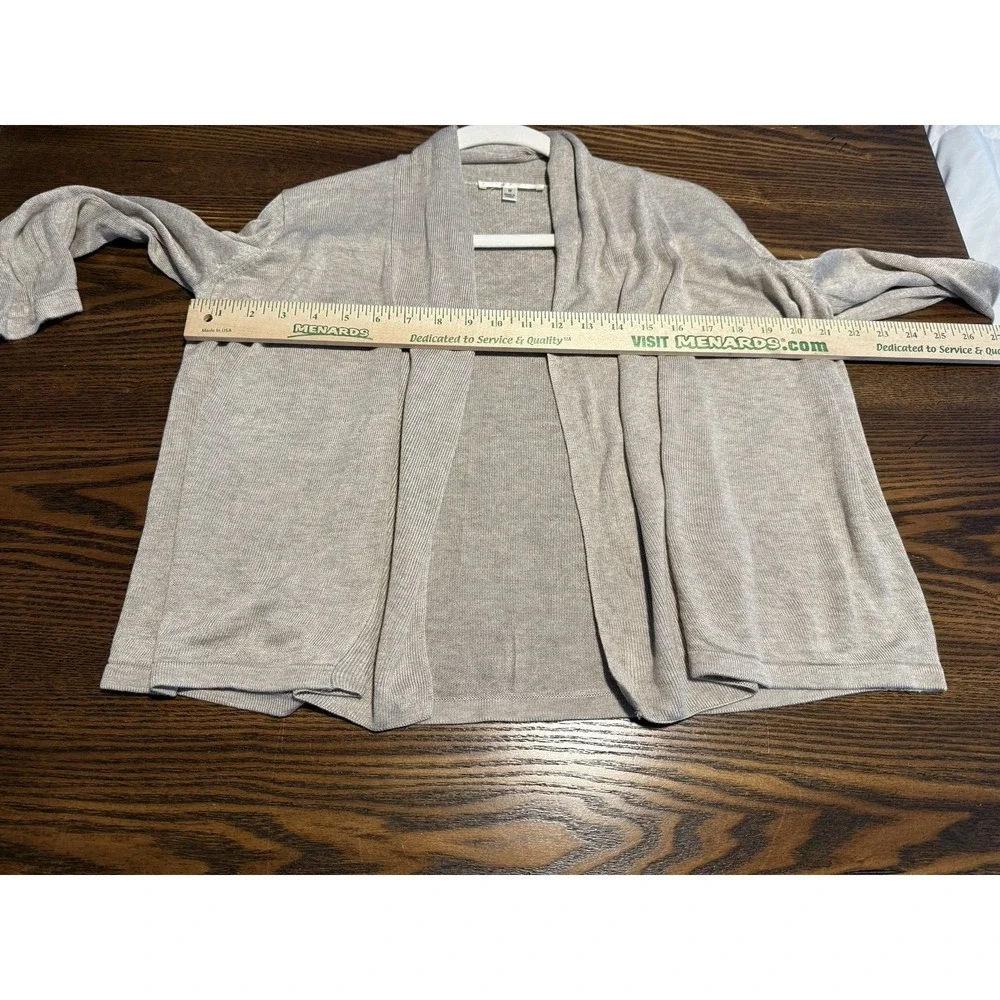 CYRUS Beige Open Front Knit Cardigan Sweater M‎